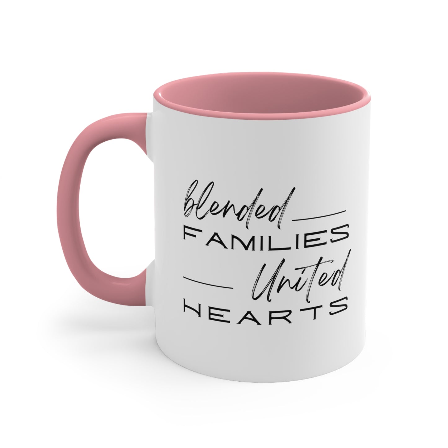 Accent Coffee Mug - Blended Families, United Hearts