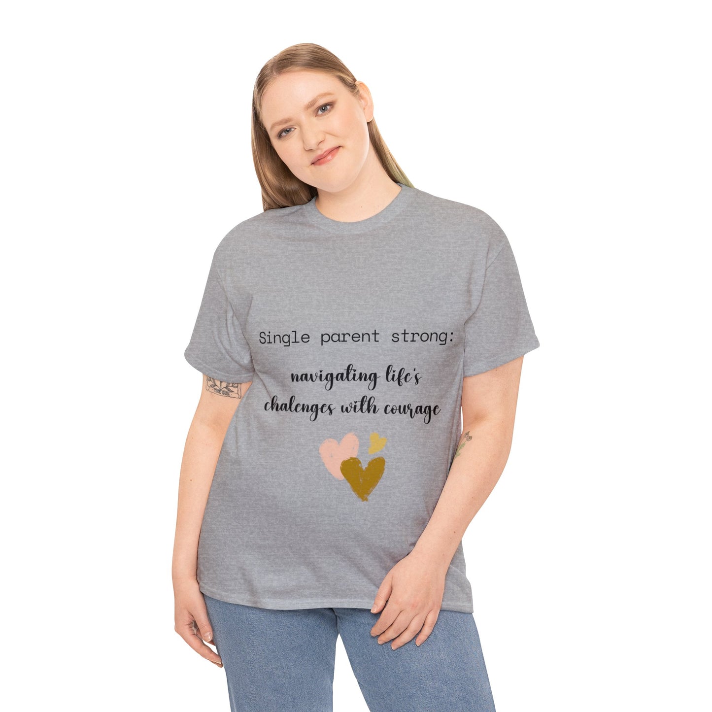 Unisex T-Shirt - Single Parent : Navigating Life's Challenges with Courage