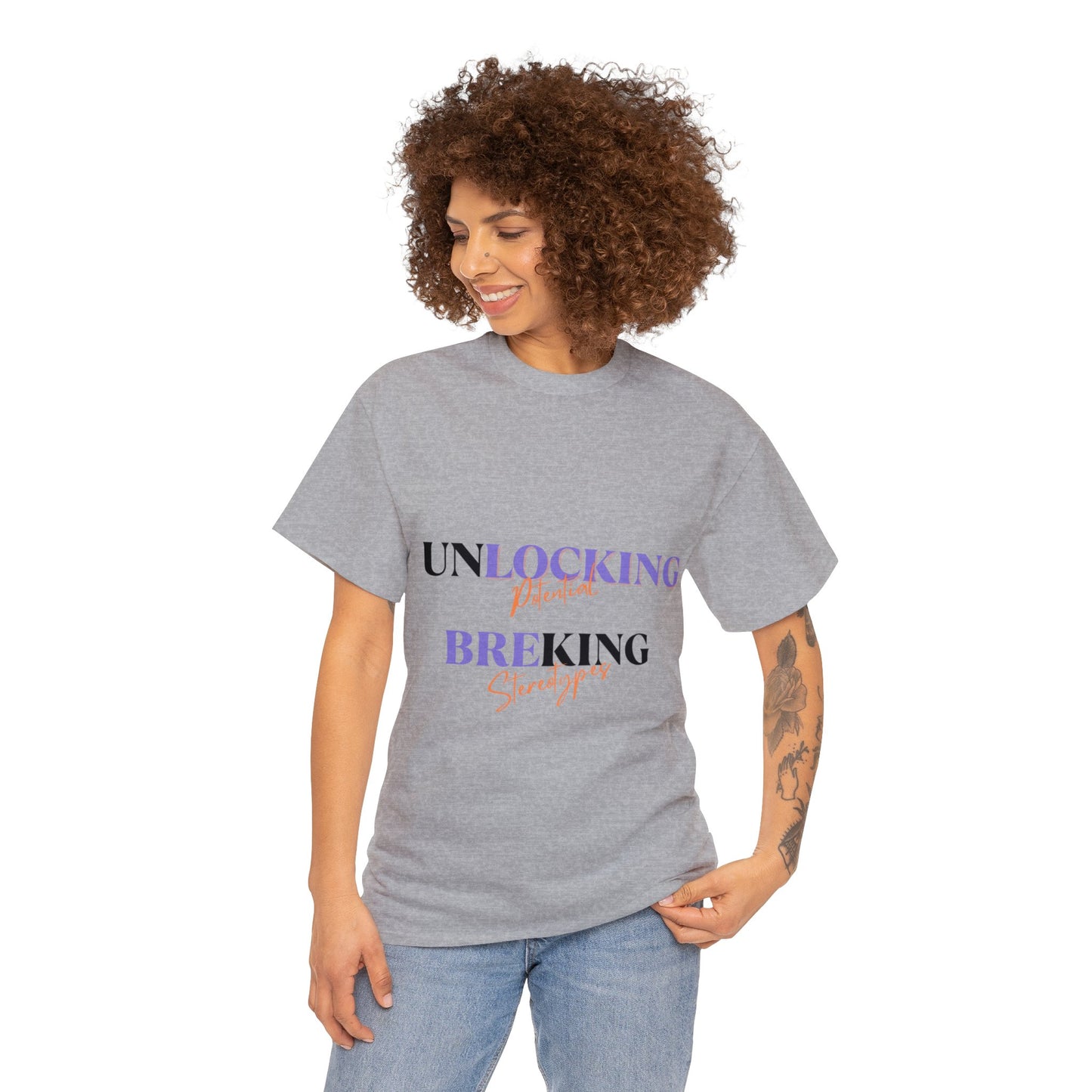 Unisex T-Shirt - Unlocking Potential, Breaking Stereotypes