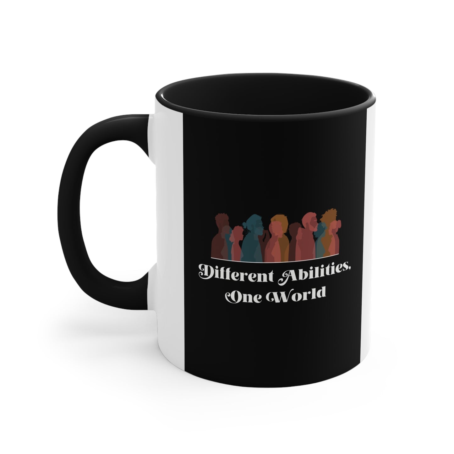 Accent Coffee Mug - Different Abilities, One World