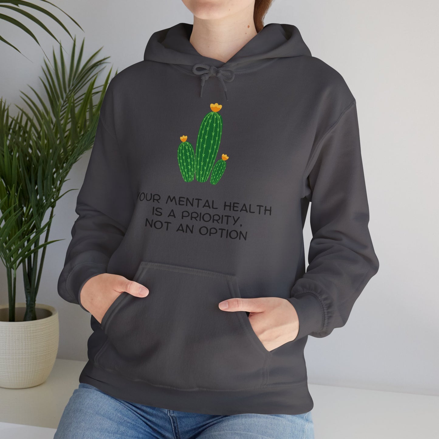 Unisex Hooded Sweatshirt - Your Mental Health is a Priority, Not an Option