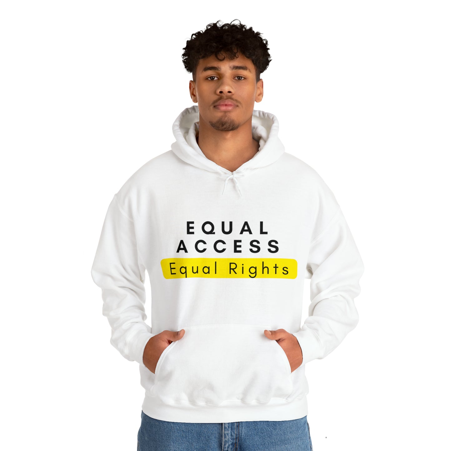 Unisex Hooded Sweatshirt - Equal Access, Equal Rights