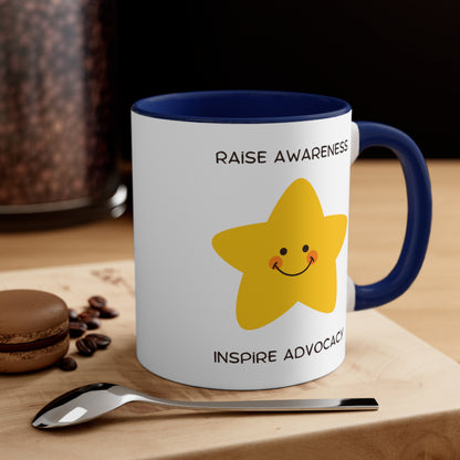 Accent Coffee Mug - Raise Awareness, Inspire Advocacy