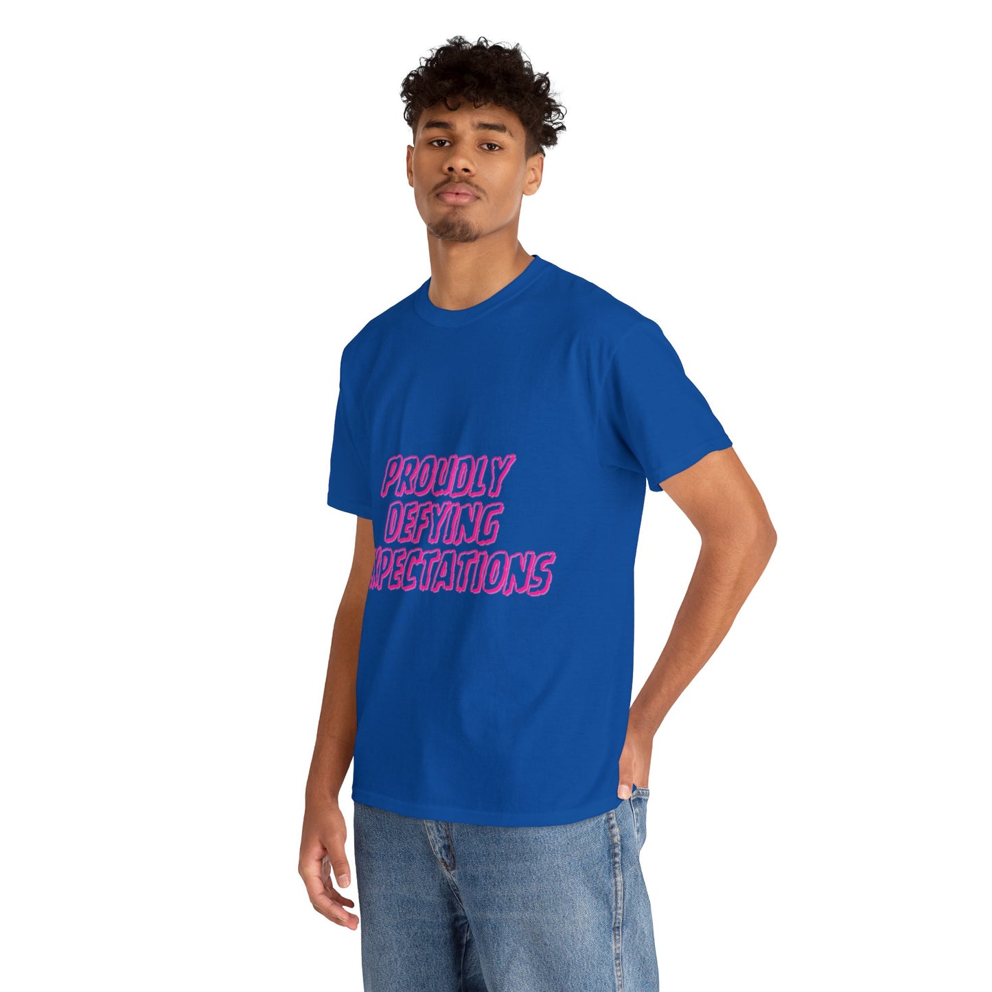 Unisex T-Shirt - Proudly Defying Expectations