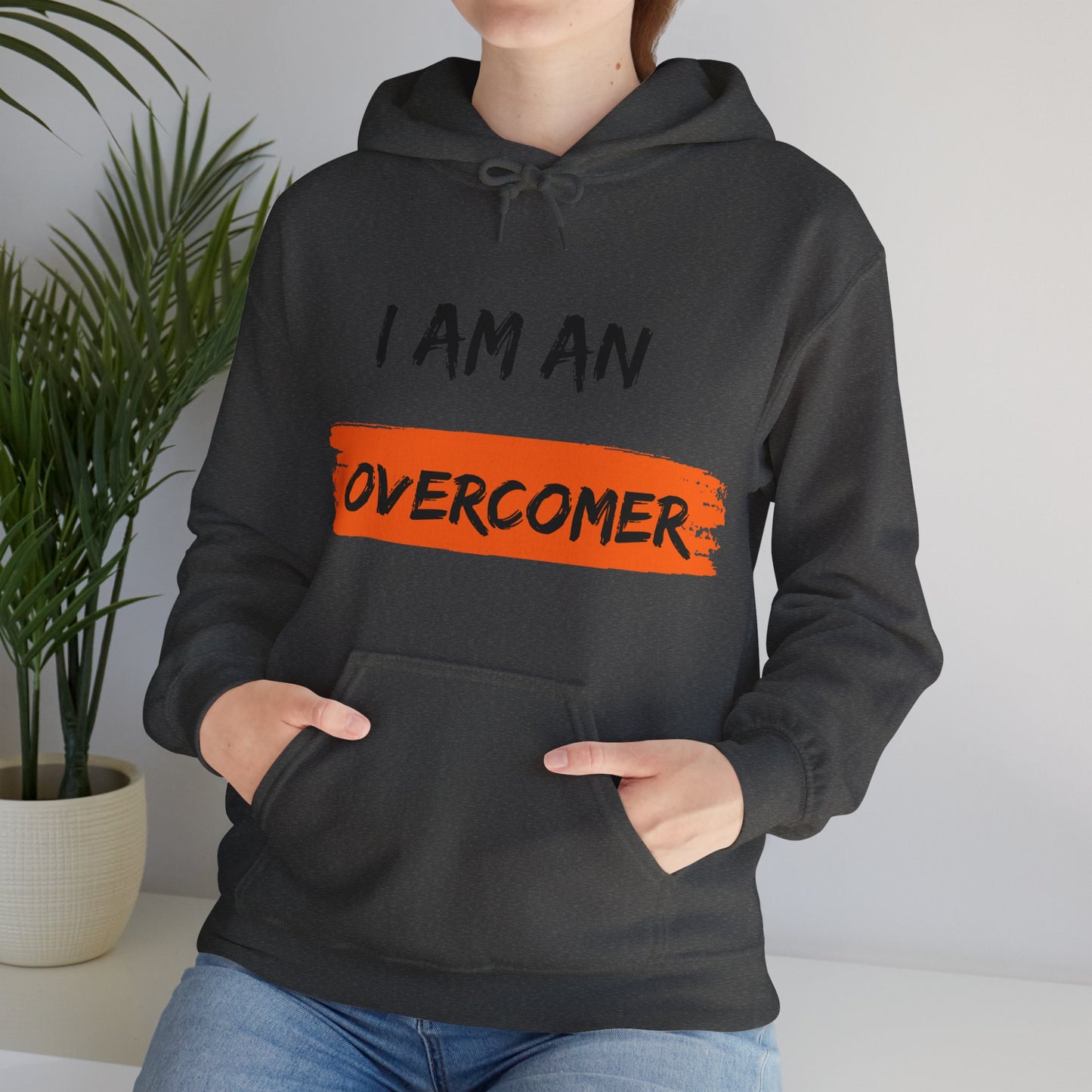 Unisex Hooded Sweatshirt -  I am an overcomer