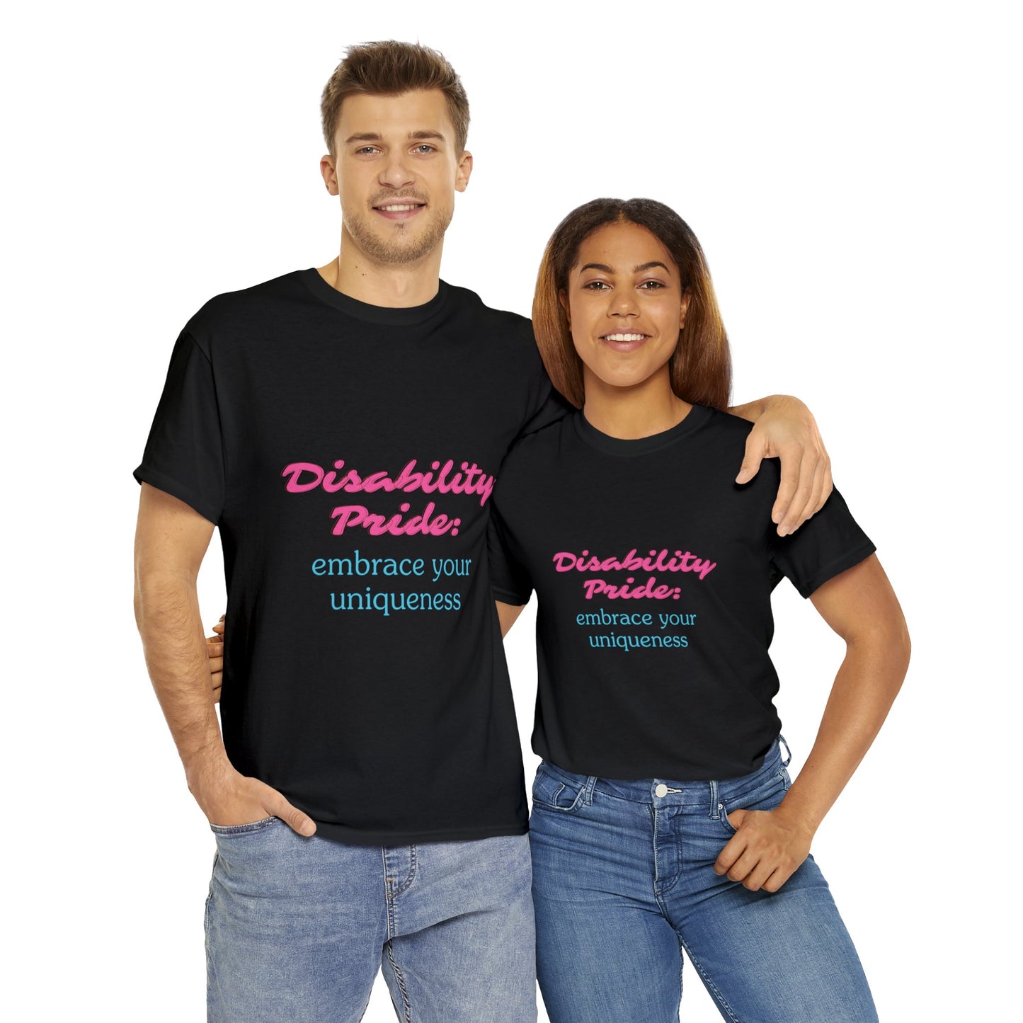 Unisex T-Shirt - Disability Pride: Embrace Your Uniqueness