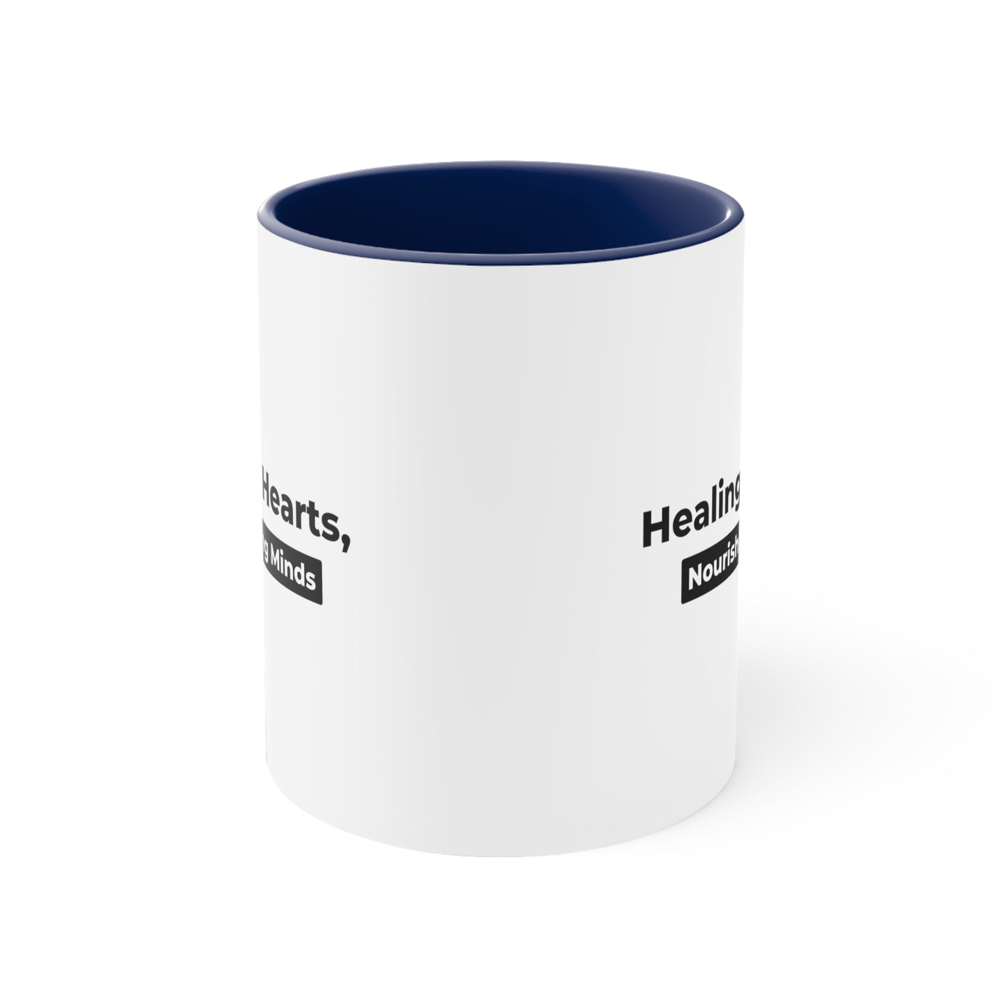 Accent Coffee Mug - Healing Hearts, Nourishing Minds