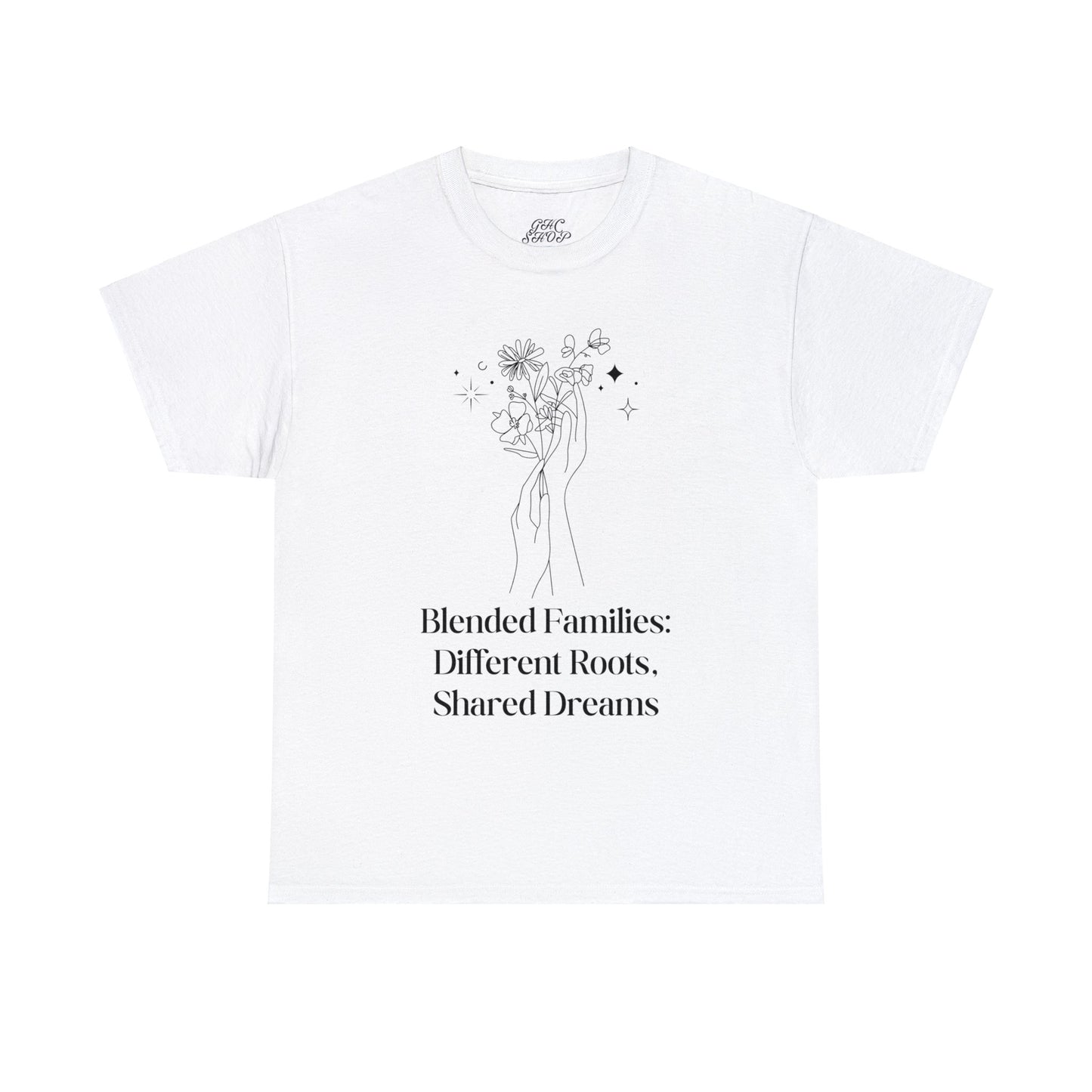 Unisex T-Shirt - Blended Families: Different Roots, Shared Dreams