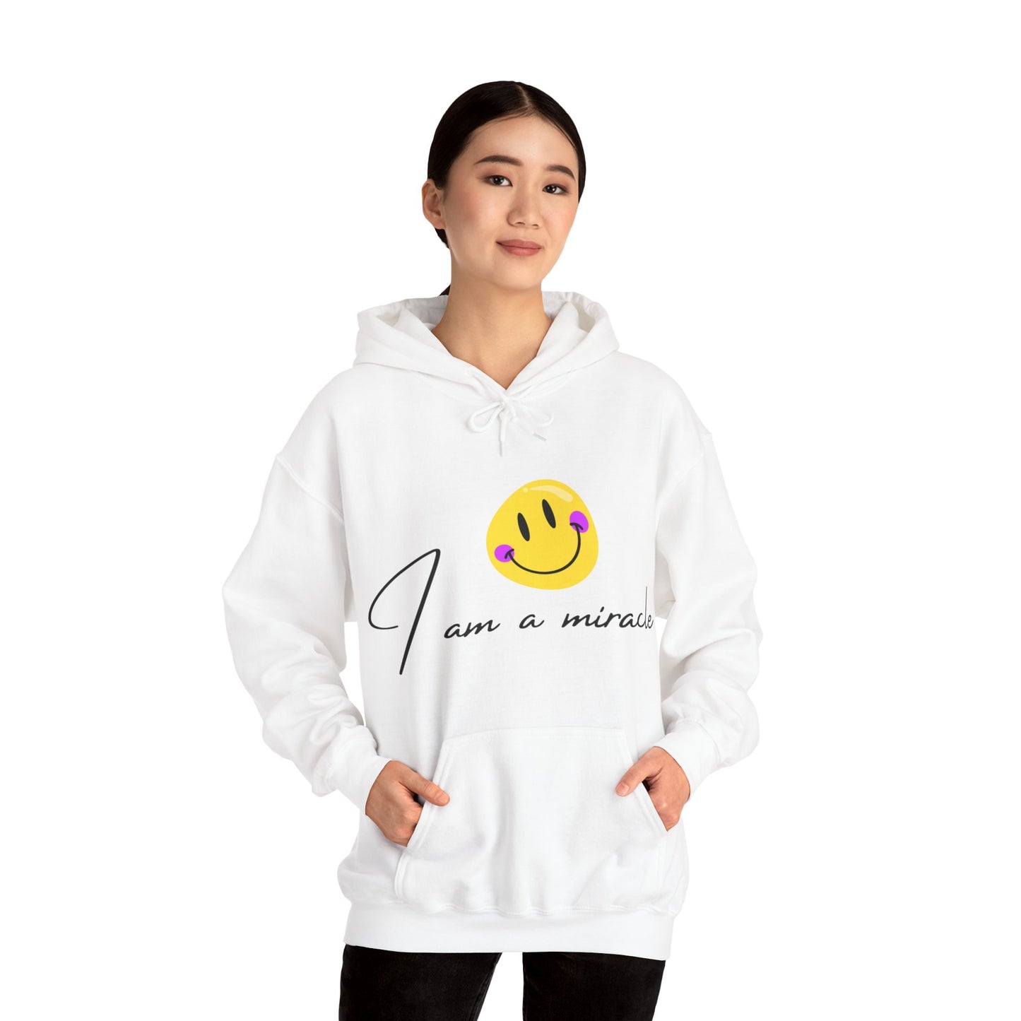 Unisex Hooded Sweatshirt -  I am a miracle