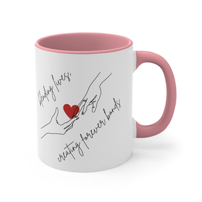 Accent Coffee Mug - Blending Lives, Creating Forever Bonds