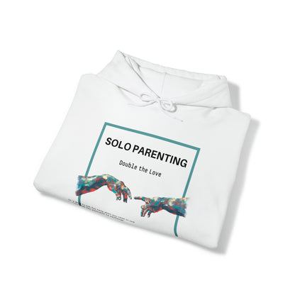 Unisex Hooded Sweatshirt - Solo Parenting, Double the Love