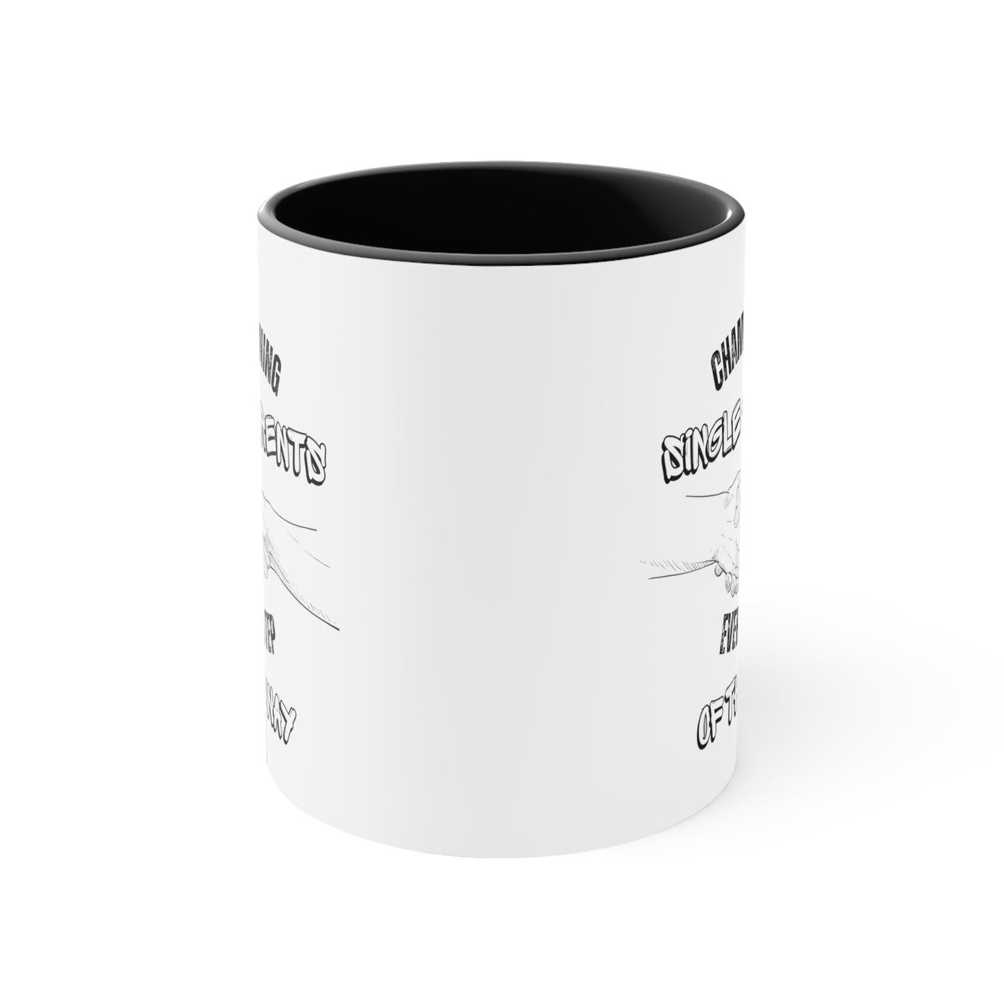 Accent Coffee Mug - Championing Single Parents, Every Step of the Way