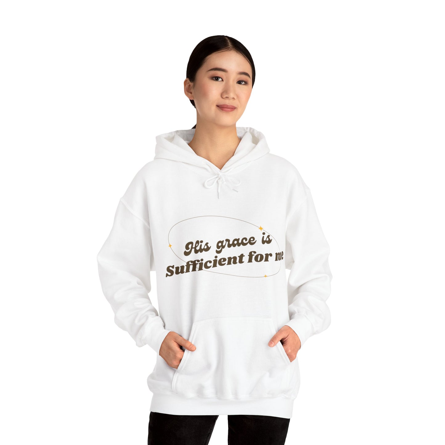 Unisex Hooded Sweatshirt - His grace is sufficient for me