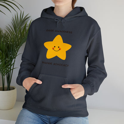 Unisex Hooded Sweatshirt - Raise Awareness, Inspire Advocacy