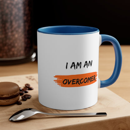 Accent Coffee Mug -  I am an overcomer