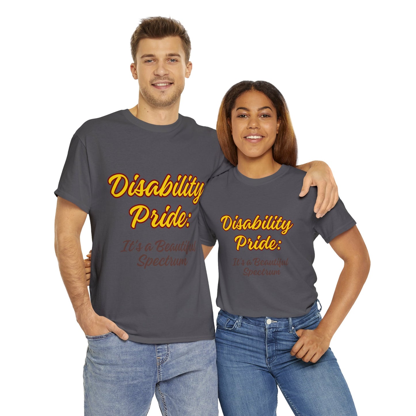 Unisex T-Shirt - Disability Pride: It's a Beautiful Spectrum