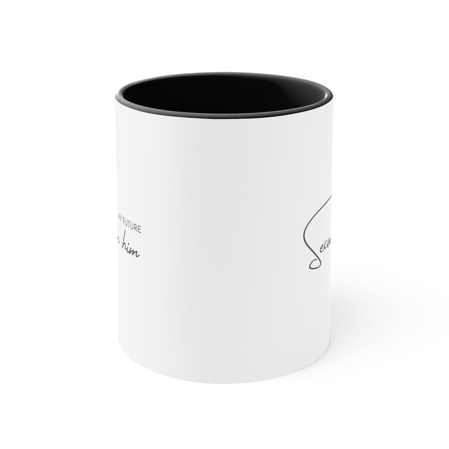 Accent Coffee Mug - My future secure in Him