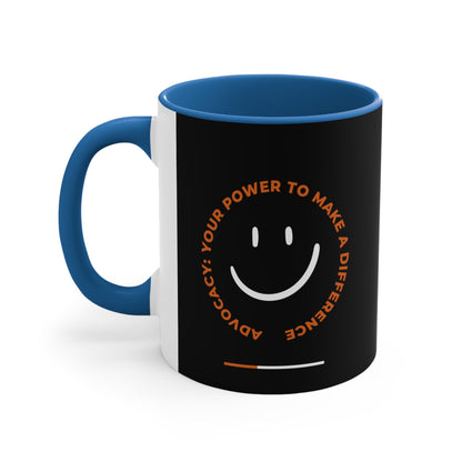 Accent Coffee Mug - Advocacy: Your Power to Make a Difference