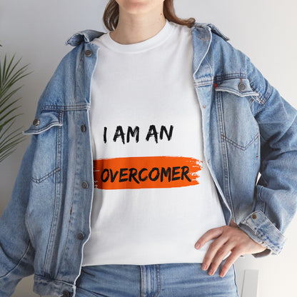 Unisex Heavy Cotton Tee -  I am an overcomer