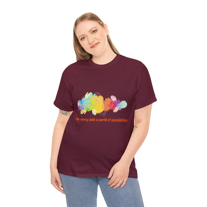 Unisex T-Shirt - For Every Child, a World of Possibilities