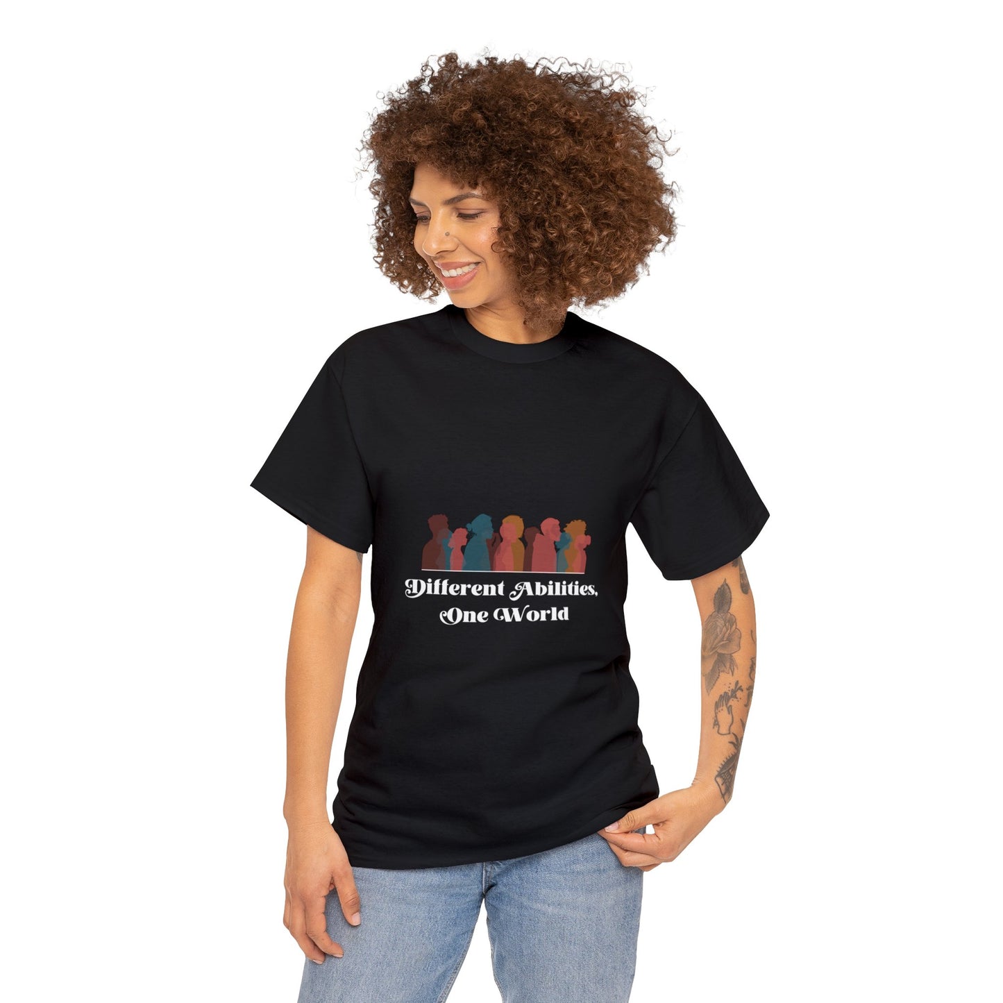 Unisex T-Shirt - Different Abilities, One World