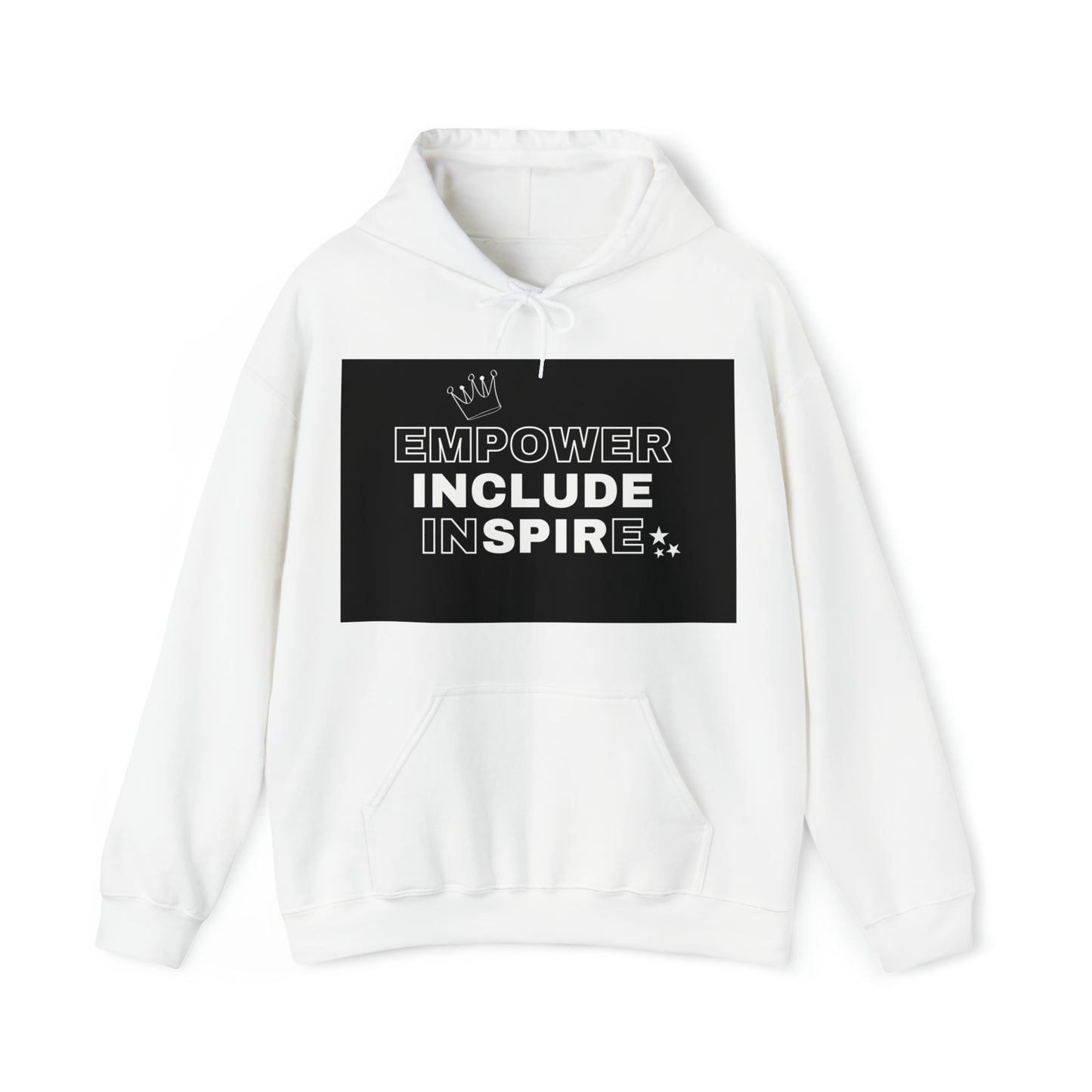 Unisex Hooded Sweatshirt - Empower, Include, Inspire