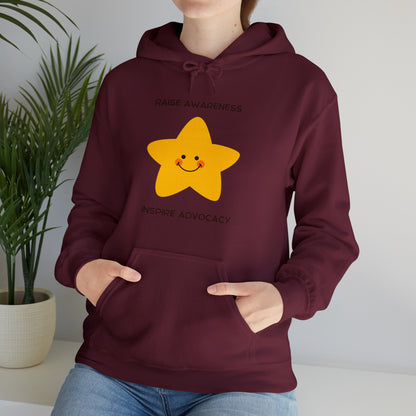 Unisex Hooded Sweatshirt - Raise Awareness, Inspire Advocacy