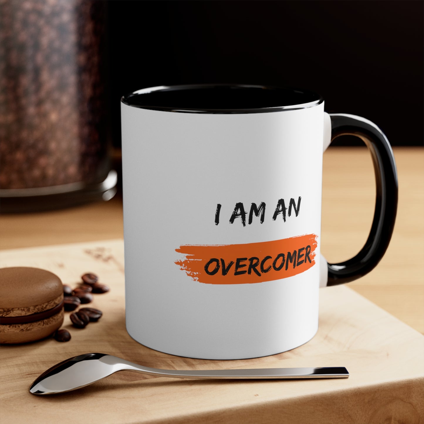 Accent Coffee Mug -  I am an overcomer