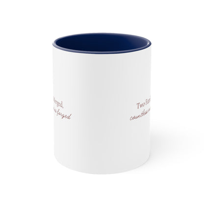 Accent Coffee Mug - Two Families Merged, Countless Memories Forged