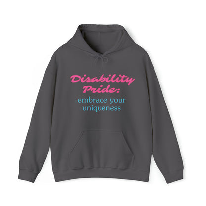 Unisex Hooded Sweatshirt - Disability Pride: Embrace Your Uniqueness