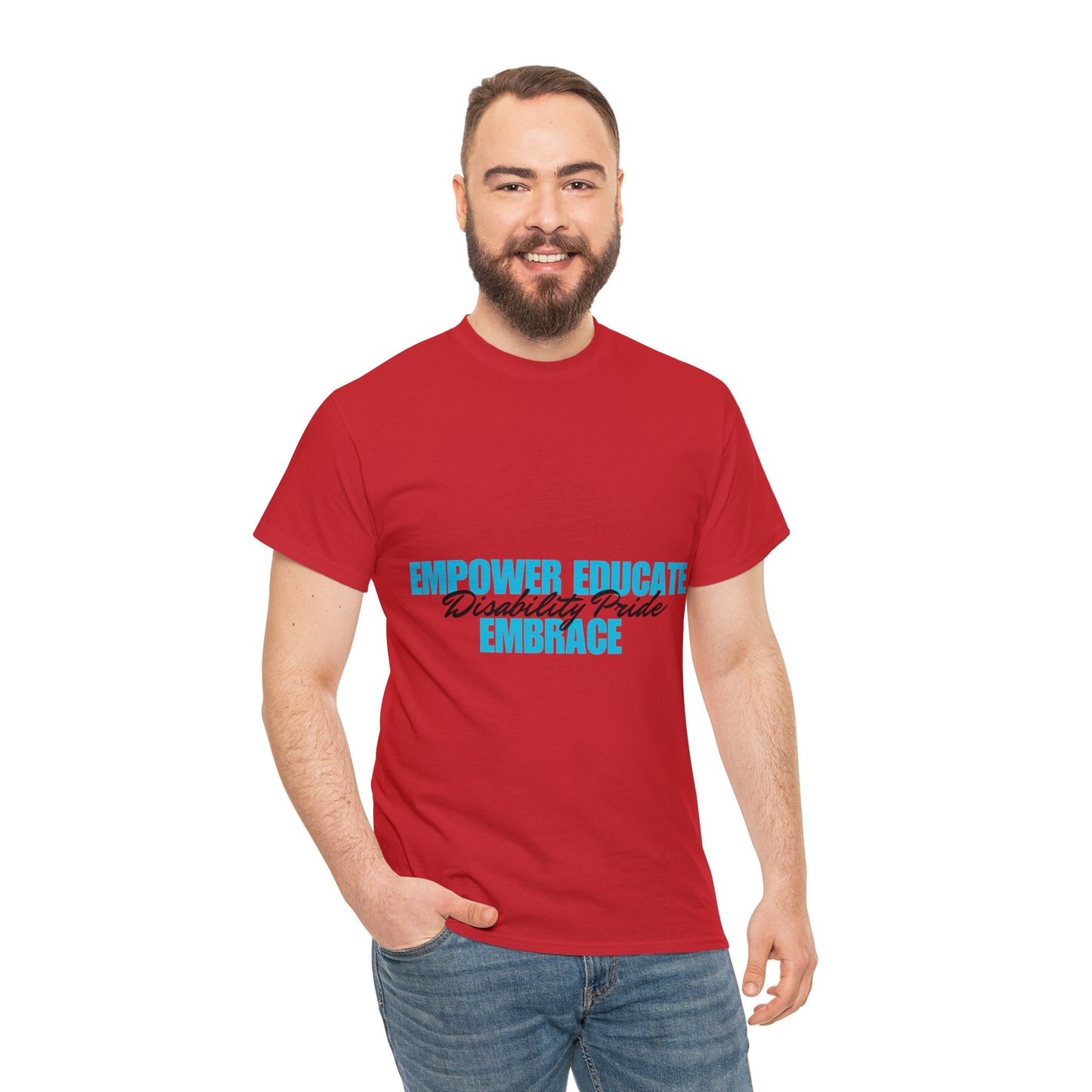 Unisex T-Shirt - Empower, Educate, Embrace Disability Pride