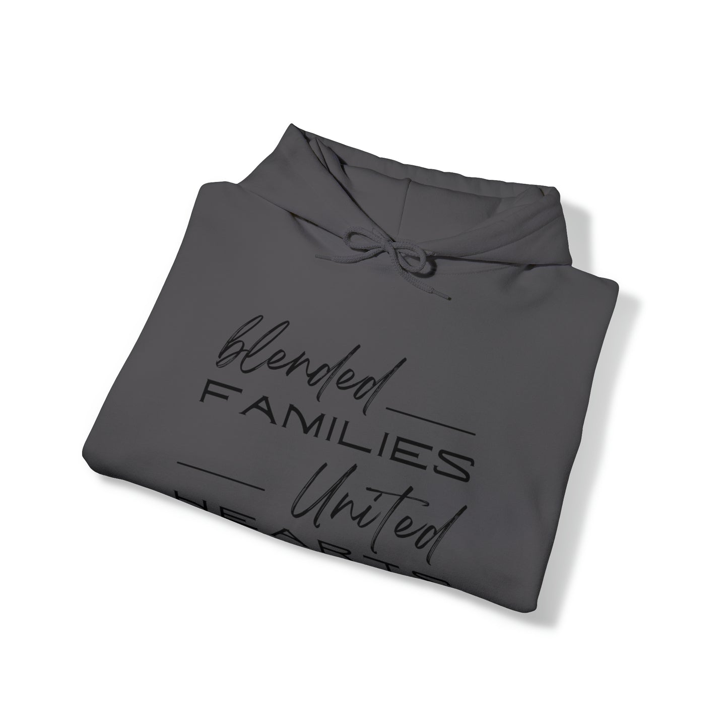 Unisex Hooded Sweatshirt - Blended Families, United Hearts