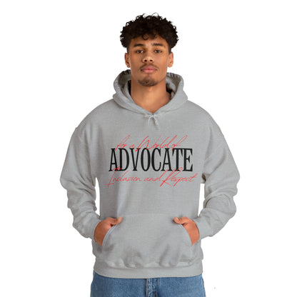 Unisex Hooded Sweatshirt - Advocate for a World of Inclusion and Respect