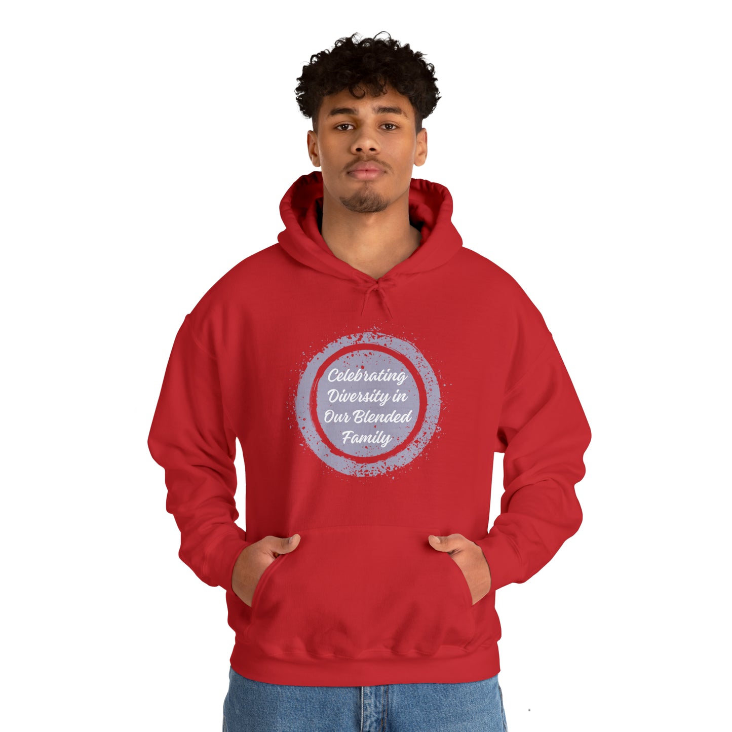 Unisex Hooded Sweatshirt - Celebrating Diversity in Our Blended Family