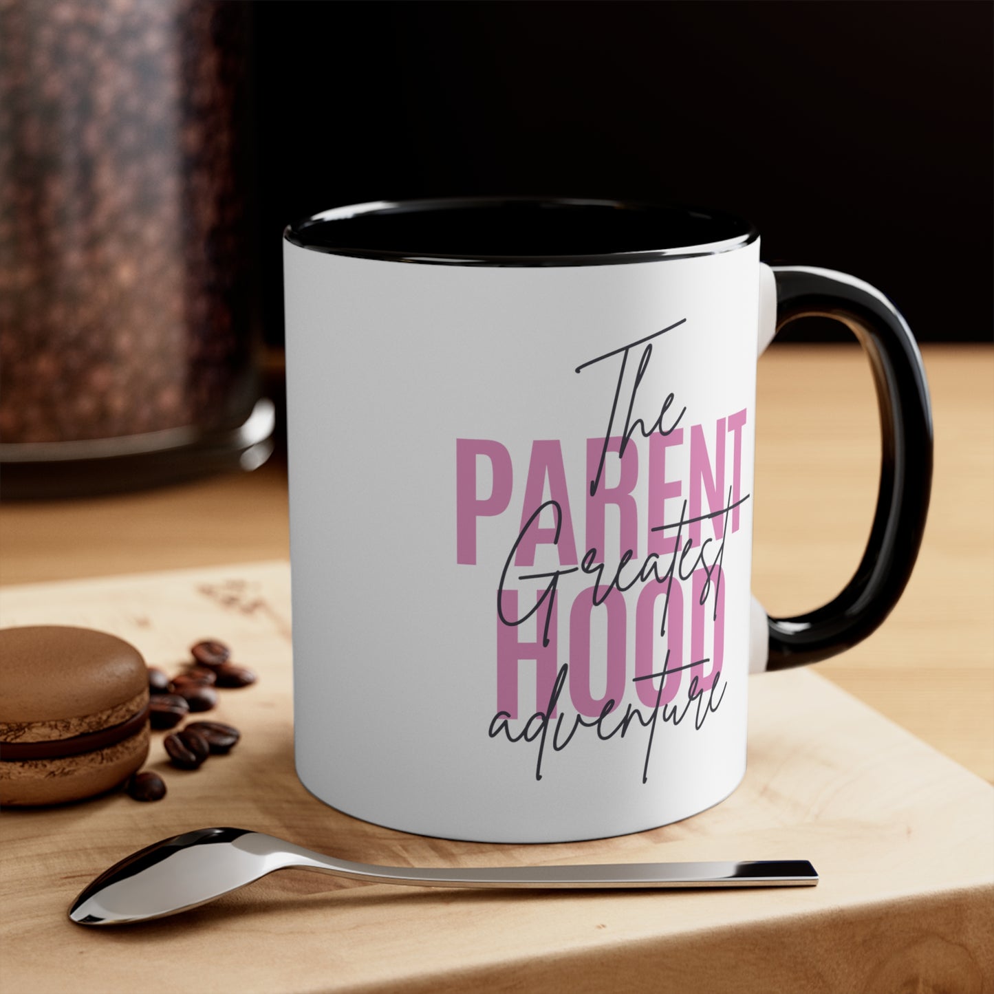 Accent Coffee Mug - Parenthood: The Greatest Adventure