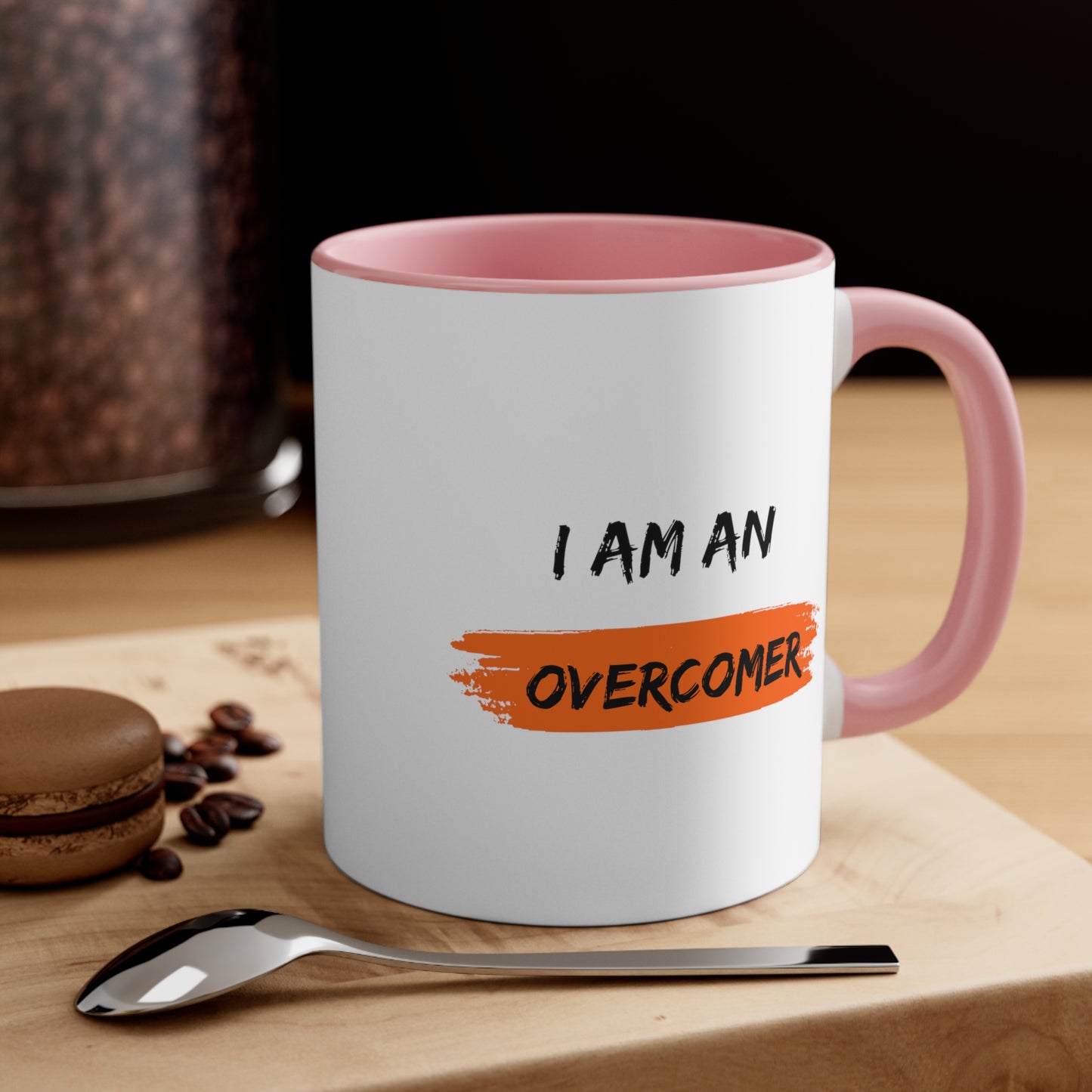 Accent Coffee Mug -  I am an overcomer