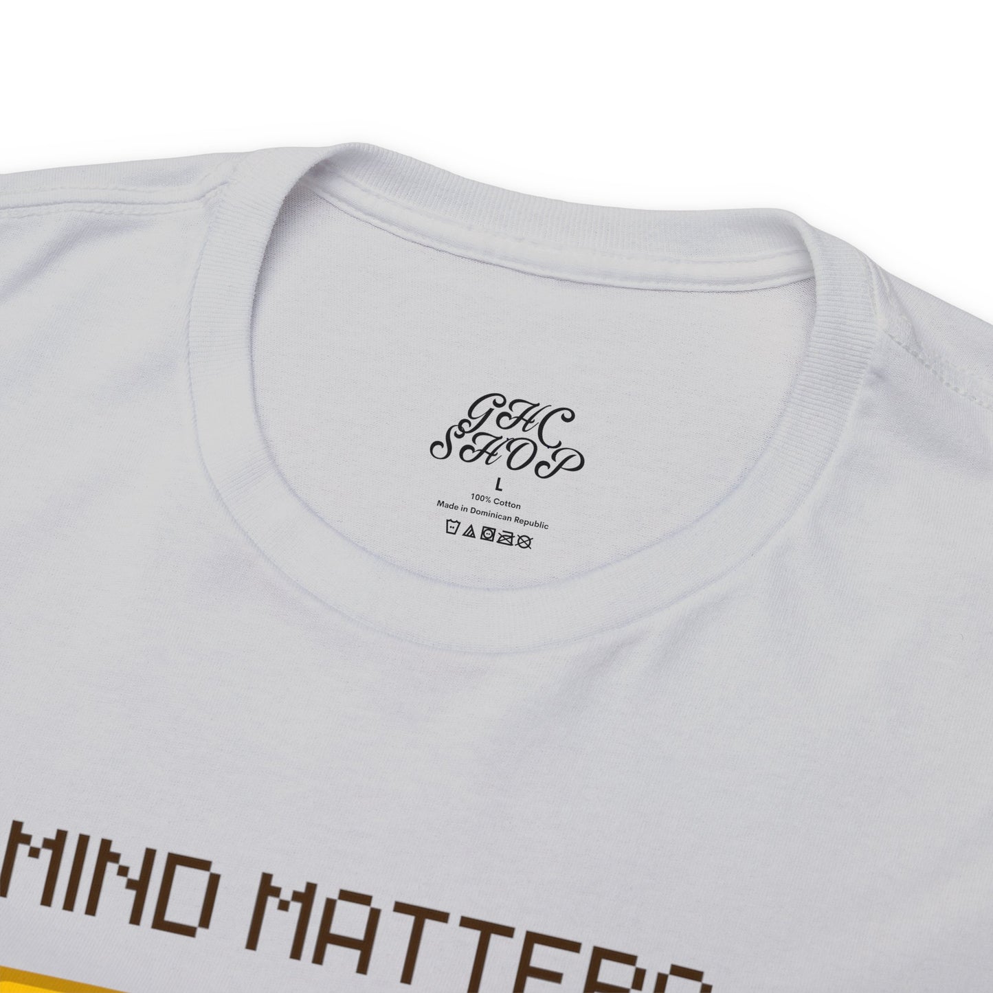 Unisex Heavy Cotton Tee - Mind Matters: Let's Prioritize Mental Wellness Together