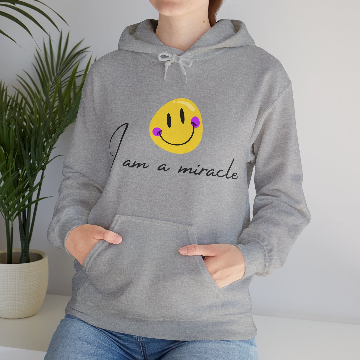 Unisex Hooded Sweatshirt -  I am a miracle