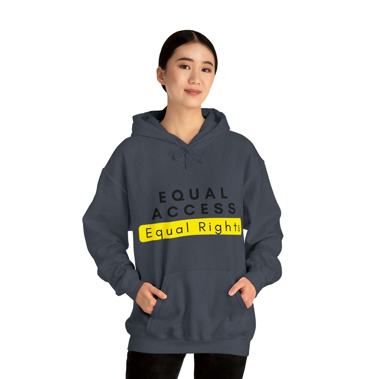 Unisex Hooded Sweatshirt - Equal Access, Equal Rights