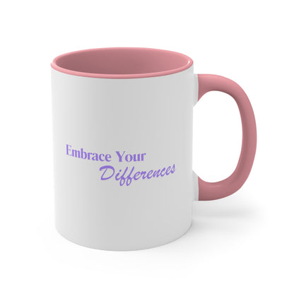 Accent Coffee Mug - Embrace Your Differences