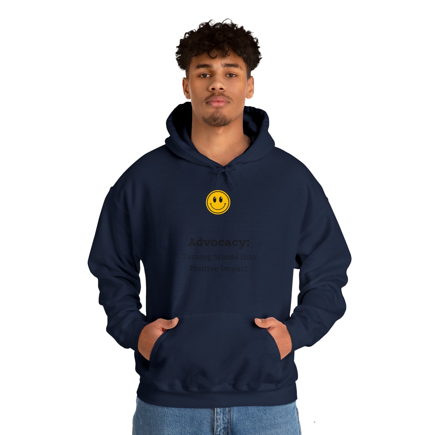 Unisex Hooded Sweatshirt - Advocacy: Turning Words into Positive Impact