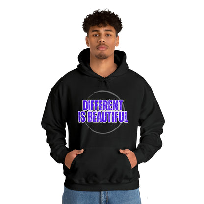 Unisex Hooded Sweatshirt - Different is Beautiful