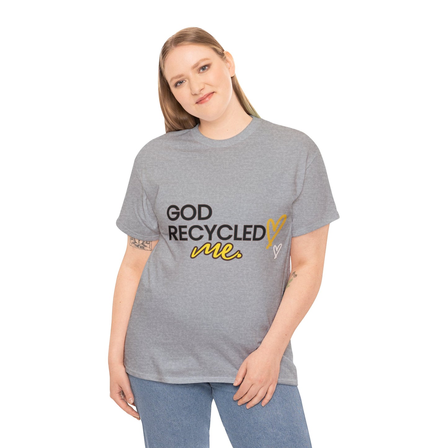 Unisex Heavy Cotton Tee - God recycled me