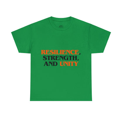 Unisex T-Shirt - Resilience, Strength, and Unity