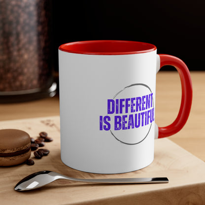 Accent Coffee Mug - Different is Beautiful