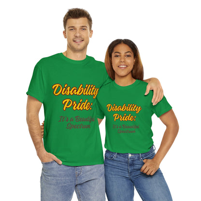 Unisex T-Shirt - Disability Pride: It's a Beautiful Spectrum