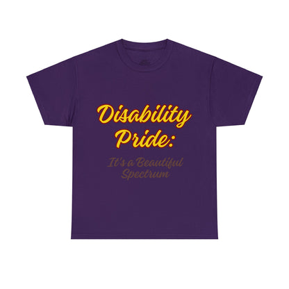 Unisex T-Shirt - Disability Pride: It's a Beautiful Spectrum