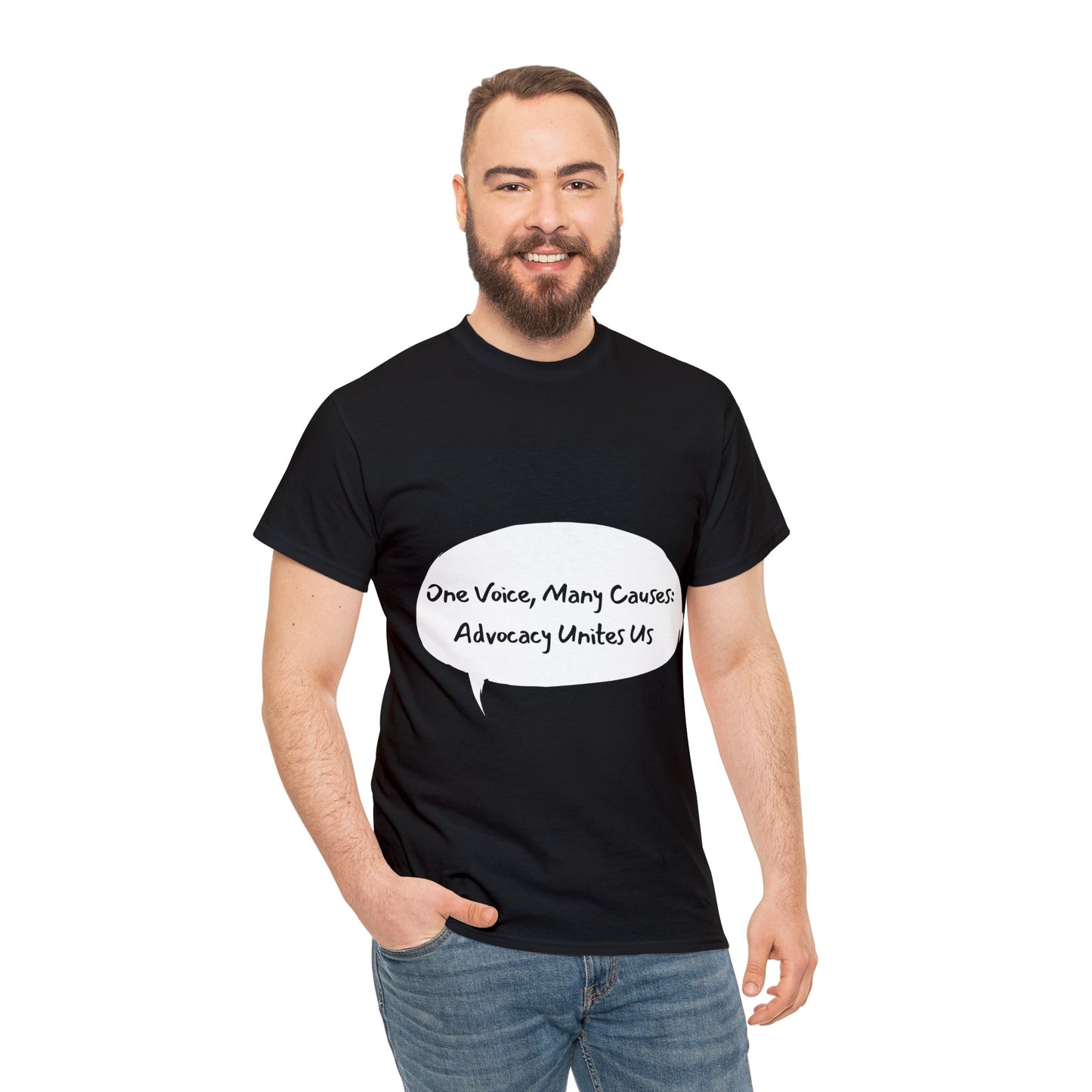 Unisex T-Shirt - One Voice, Many Causes: Advocacy Unites Us