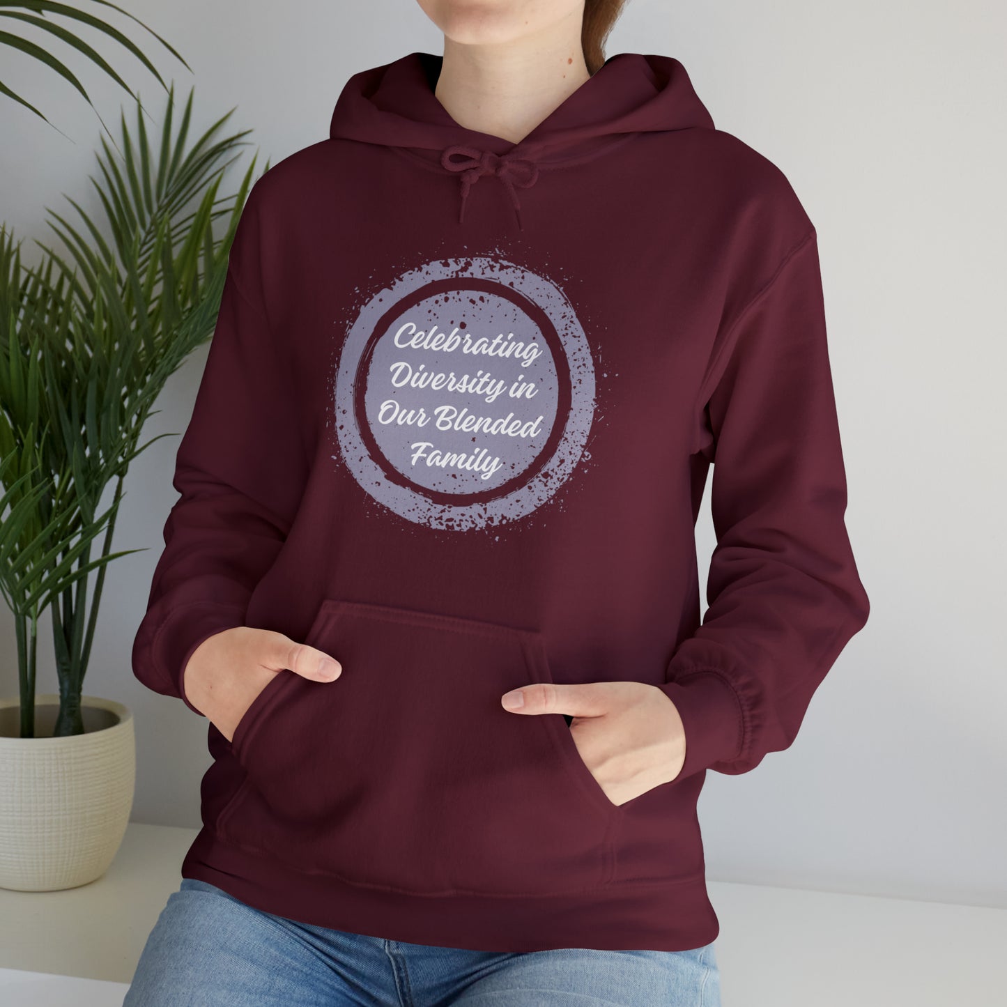 Unisex Hooded Sweatshirt - Celebrating Diversity in Our Blended Family