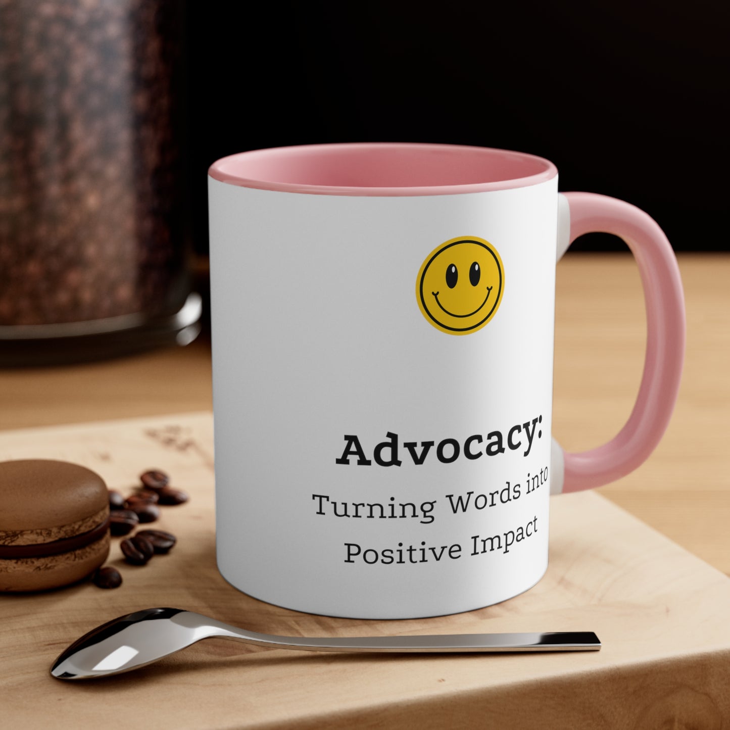 Accent Coffee Mug - Advocacy: Turning Words into Positive Impact